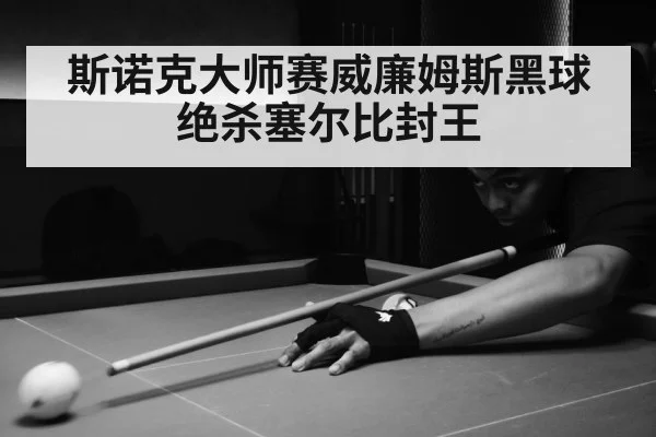 斯诺克大师赛威廉姆斯黑球绝杀塞尔比封王
